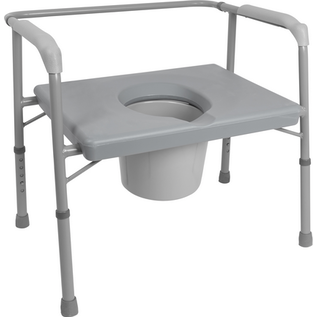 Probasics Probasics Bariatric Commode with 24" Extra Wide Seat 650LB WT Cap