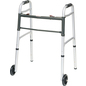 Probasics ProBasics Aluminum Two-Button Release Folding Junior Walker With 5" Wheels