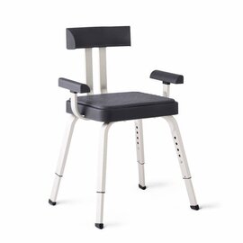 Medline Medline Momentum Shower Chair, Premium Bath Chair with Microban Antimicrobial Protection and Non-Slip Feet