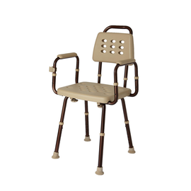 Medline Medline Elements Shower Chair With Back Tan