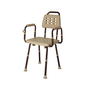 Medline Medline Elements Shower Chair With Back Tan