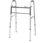Probasics ProBasics Economy Two-Button Folding Steel Walker No Wheels