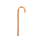 Carex Round Handle Wood Cane - Natural 7/8"