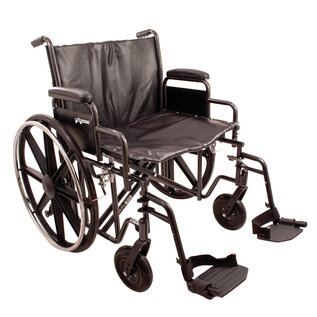 Probasics ProBasics Heavy Duty K0007 Wheelchair, 22" x 18" Seat with Footrests