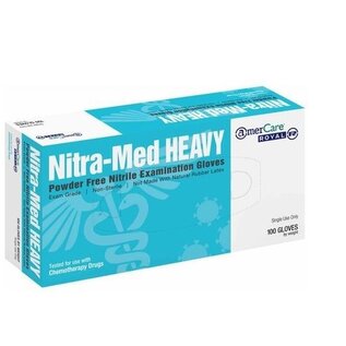 NITRILE EXAM GLOVES MEDIUM