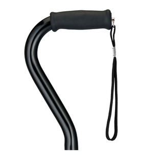 Nova Heavy Duty Offset Cane (Black)