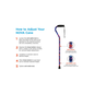Nova Heavy Duty Offset Cane (Black)