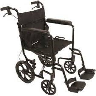 Probasics Transport Chair 19" W/12" Rear Wheels