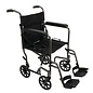 Transport Chair Steel 19" Silver Vein Finish