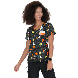 Koi Koi Leslie Print Top 384PR