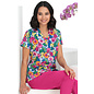 Koi French Bull Lulu Print Top F100PR