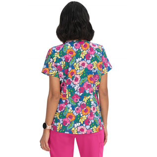 Koi French Bull Lulu Print Top F100PR