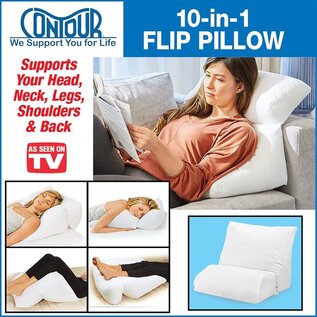 Contour 10 in 1 Flip Pillow