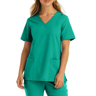 Maevn Women's Momentum Double Vneck Top 5001