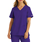 Maevn Women's Momentum Double Vneck Top 5001
