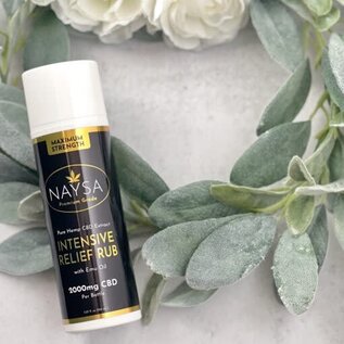 NAYSA CBD Intensive Relief Rub With Emu Oil 2000mg 150 ML