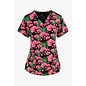 Maevn  V-Neck Print Top 9810