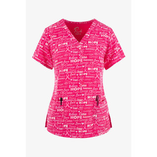 Maevn  V-Neck Print Top 9810
