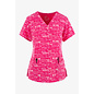 Maevn  V-Neck Print Top 9810