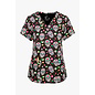 Maevn  V-Neck Print Top 9810