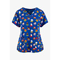Maevn  V-Neck Print Top 9810