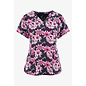 Maevn  V-Neck Print Top 9810