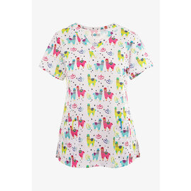 Maevn Maevn V-Neck Print Top 9800