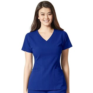 WonderWink CLEARANCE Wink Aero Women's Flex Back V-Neck Scrub Top 6129