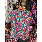 Koi French Bull Lulu Print Top F100PR