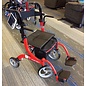 Drive Medical Drive Nitro Duet Transport Chair/Rollator Red
