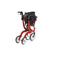 Drive Medical Drive Nitro Duet Transport Chair/Rollator Red