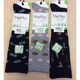 memoi Wellfit Compression Men's Sock 8-15 mmHg