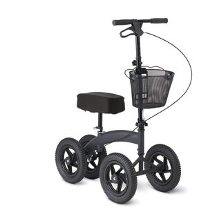 Medline Medline Quad-Wheel  Steerable All-Terrain Knee Scooter-Walker