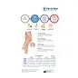 Truform Zipper Thigh High Compression Socks 0678