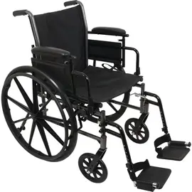 Probasics Probasics K3 Wheelchair W/ Height Adjustable Flip Back Arms 300 LB Cap