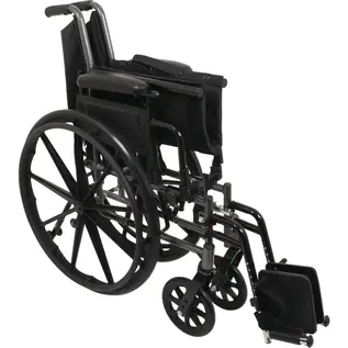 Probasics K3 Wheelchair W/ Height Adjustable Flip Back Arms 300 LB Cap