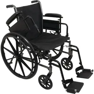 Probasics K3 Wheelchair W/ Height Adjustable Flip Back Arms 300 LB Cap