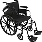 Probasics K3 Wheelchair W/ Height Adjustable Flip Back Arms 300 LB Cap