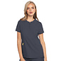 Med Couture  Zip Front Henley Top 609