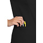 Med Couture  Zip Front Henley Top 609