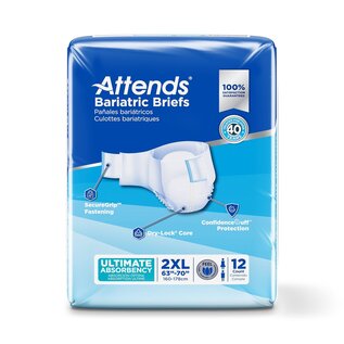 Attends Bariatric Briefs 2XL