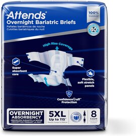Attends Bariatric Briefs 5XL
