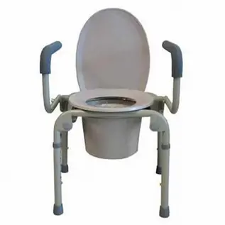 Probasics Drop-Arm Commode 300lb Weight Capacity