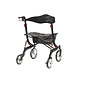 Drive Medical Nitro Euro Style 4-Wheel Heavy Duty Rollator  Black