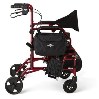 Medline Translator Rollator/Transport Chair 18" Seat