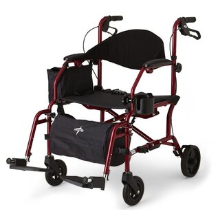 Medline Translator Rollator/Transport Chair 18" Seat