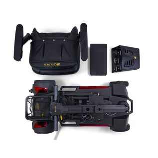 Golden Buzzaround CarryOn HD Folding Scooter Red & Blue GB220A