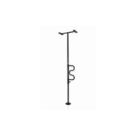 Stander Security Pole & Curve Bar Black