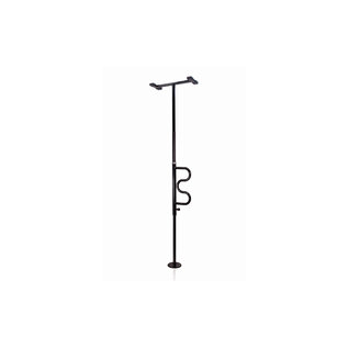 Stander Stander Security Pole & Curve Bar Black