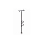 Stander Stander Security Pole & Curve Bar Black